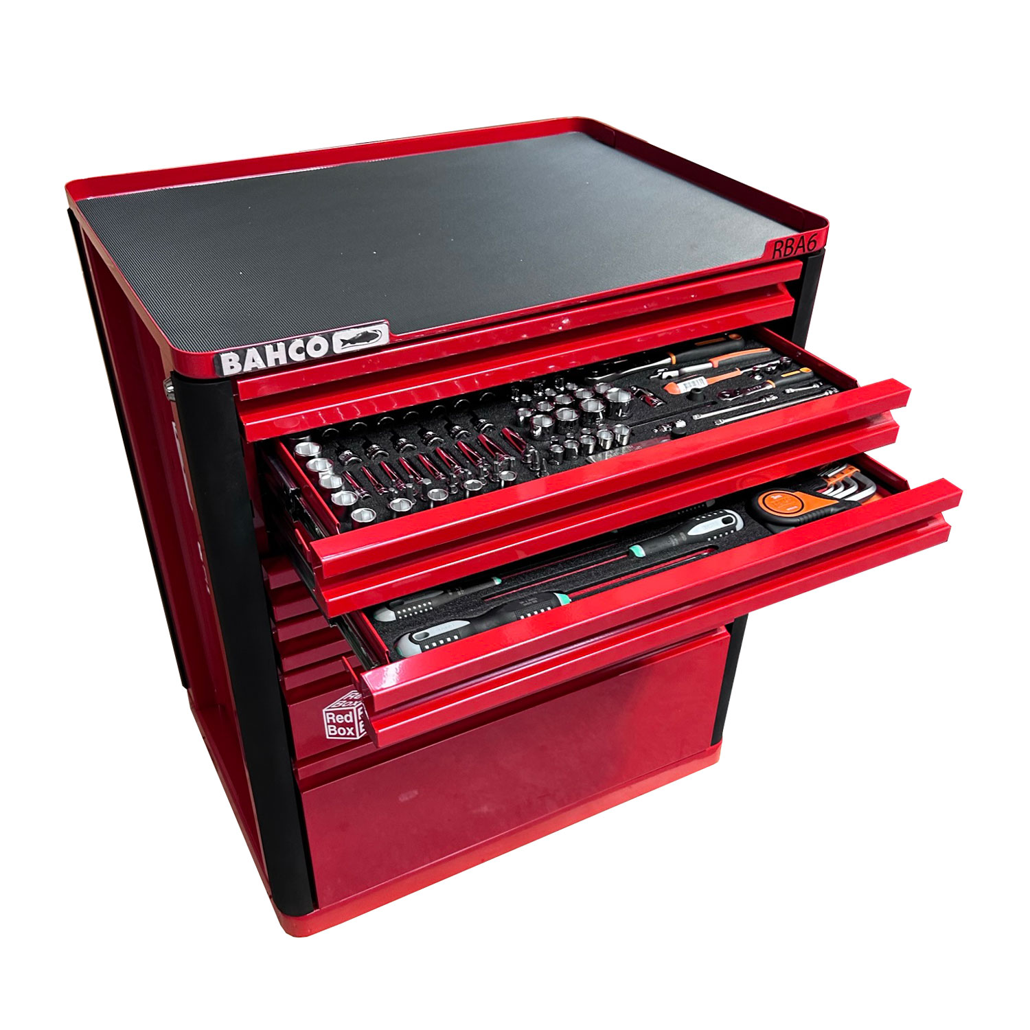 RBA6 Mechanics Tool Chest– Includes 287 metric tools - Red Box