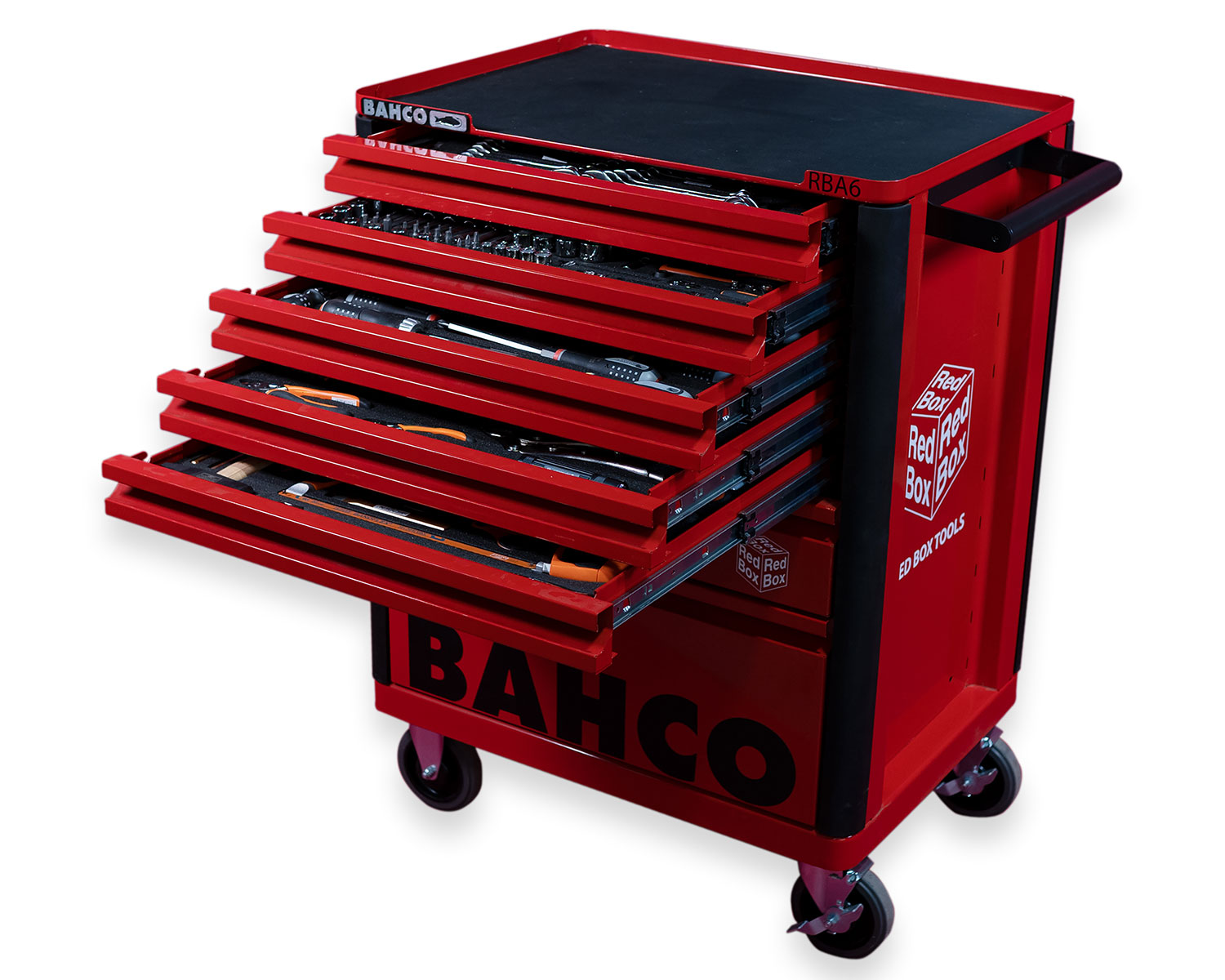 RBA6 Mechanics Tool Chest– Includes 287 metric tools - Red Box
